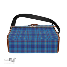 Scottish Canvas Bag Mercer Modern Clan Tartan Waterproof Canvas Bag - Classic Scottish Plaid Tartan Plaid