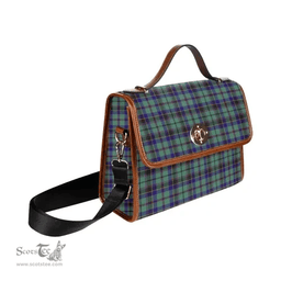 Scottish Canvas Bag Stevenson Clan Tartan Waterproof Canvas Bag - Classic Scottish Plaid Tartan Plaid