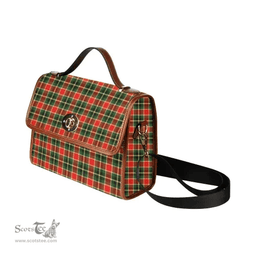 Scottish Canvas Bag MacLachlan Hunting Modern Clan Tartan Waterproof Canvas Bag - Classic Scottish Plaid Tartan Plaid