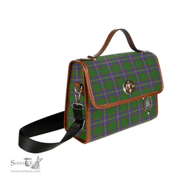 Scottish Canvas Bag Strange (or Strang) Clan Clan Tartan Waterproof Canvas Bag - Crest Classic Scottish Plaid Tartan Plaid
