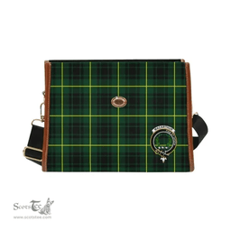 Scottish Canvas Bag MacArthur Clan Clan Tartan Waterproof Canvas Bag - Crest Classic Scottish Plaid Tartan Plaid