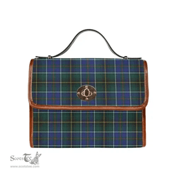 Scottish Canvas Bag MacInnes Modern Clan Tartan Waterproof Canvas Bag - Classic Scottish Plaid Tartan Plaid