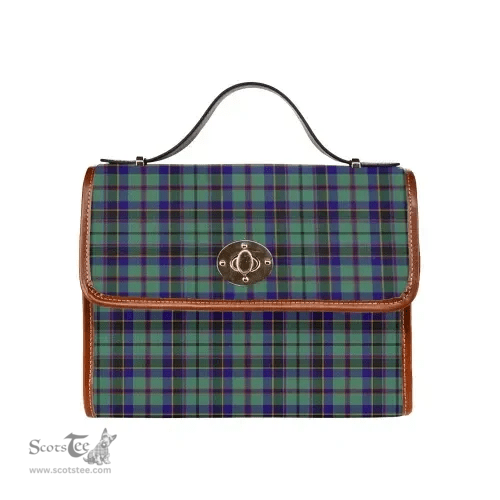 Scottish Canvas Bag Stevenson Clan Tartan Waterproof Canvas Bag - Classic Scottish Plaid Tartan Plaid