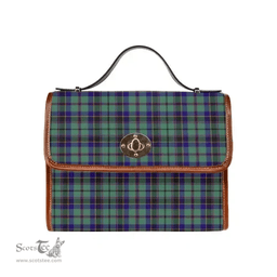 Scottish Canvas Bag Stevenson Clan Tartan Waterproof Canvas Bag - Classic Scottish Plaid Tartan Plaid
