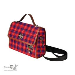 Scottish Canvas Bag Hamilton Clan Clan Tartan Waterproof Canvas Bag - Crest Classic Scottish Plaid Tartan Plaid