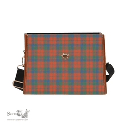 Scottish Canvas Bag Robertson Ancient Clan Tartan Waterproof Canvas Bag - Classic Scottish Plaid Tartan Plaid
