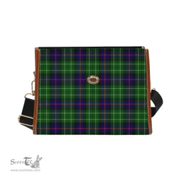 Scottish Canvas Bag Leslie Hunting Clan Tartan Waterproof Canvas Bag - Classic Scottish Plaid Tartan Plaid