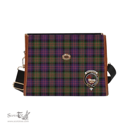 Scottish Canvas Bag MacDonald (Clan Donald) Clan Clan Tartan Waterproof Canvas Bag - Crest Classic Scottish Plaid Tartan Plaid