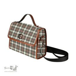 Scottish Canvas Bag Stewart Dress Ancient Clan Tartan Waterproof Canvas Bag - Classic Scottish Plaid Tartan Plaid