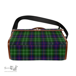 Scottish Canvas Bag Leslie Hunting Clan Tartan Waterproof Canvas Bag - Classic Scottish Plaid Tartan Plaid