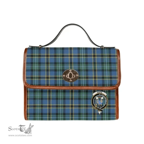 Scottish Canvas Bag Hope Clan Clan Tartan Waterproof Canvas Bag - Crest Classic Scottish Plaid Tartan Plaid