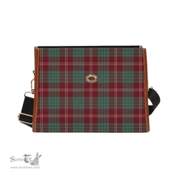 Scottish Canvas Bag Crawford Modern Clan Tartan Waterproof Canvas Bag - Classic Scottish Plaid Tartan Plaid