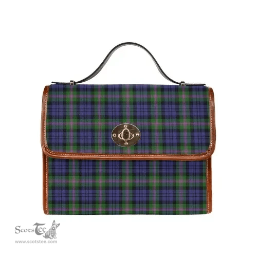 Scottish Canvas Bag Baird Modern Clan Tartan Waterproof Canvas Bag - Classic Scottish Plaid Tartan Plaid