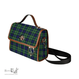 Scottish Canvas Bag MacNeil of Colonsay Clan Clan Tartan Waterproof Canvas Bag - Crest Classic Scottish Plaid Tartan Plaid