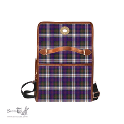Scottish Canvas Bag MacDonald Dress Modern Clan Tartan Waterproof Canvas Bag - Classic Scottish Plaid Tartan Plaid