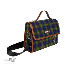 Scottish Canvas Bag Muir Clan Clan Tartan Waterproof Canvas Bag - Crest Classic Scottish Plaid Tartan Plaid