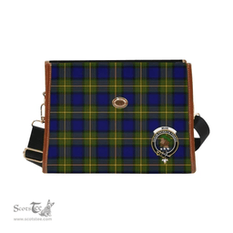 Scottish Canvas Bag Muir Clan Clan Tartan Waterproof Canvas Bag - Crest Classic Scottish Plaid Tartan Plaid