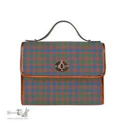 Scottish Canvas Bag MacIntyre Ancient Clan Tartan Waterproof Canvas Bag - Classic Scottish Plaid Tartan Plaid