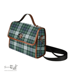 Scottish Canvas Bag MacKenzie Dress Ancient Clan Tartan Waterproof Canvas Bag - Classic Scottish Plaid Tartan Plaid