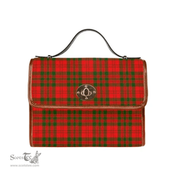 Scottish Canvas Bag Livingstone Modern Clan Tartan Waterproof Canvas Bag - Classic Scottish Plaid Tartan Plaid