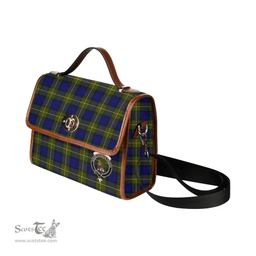 Scottish Canvas Bag Muir Clan Clan Tartan Waterproof Canvas Bag - Crest Classic Scottish Plaid Tartan Plaid