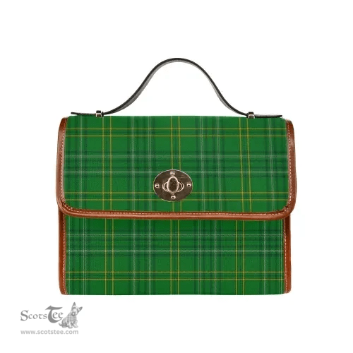 Scottish Canvas Bag Wexford County Clan Tartan Waterproof Canvas Bag - Classic Scottish Plaid Tartan Plaid