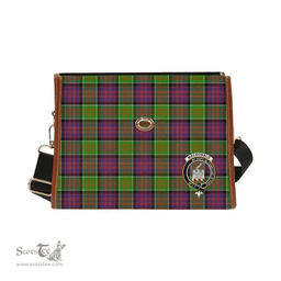 Scottish Canvas Bag MacDonald (Clan Ranald) Clan Clan Tartan Waterproof Canvas Bag - Crest Classic Scottish Plaid Tartan Plaid