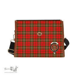 Scottish Canvas Bag Scott Clan Clan Tartan Waterproof Canvas Bag - Crest Classic Scottish Plaid Tartan Plaid