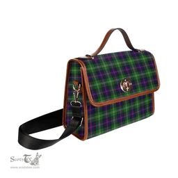 Scottish Canvas Bag Sutherland Modern Clan Tartan Waterproof Canvas Bag - Classic Scottish Plaid Tartan Plaid