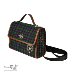 Scottish Canvas Bag Urquhart Clan Clan Tartan Waterproof Canvas Bag - Crest Classic Scottish Plaid Tartan Plaid