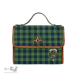 Scottish Canvas Bag Mow Clan Clan Tartan Waterproof Canvas Bag - Crest Classic Scottish Plaid Tartan Plaid
