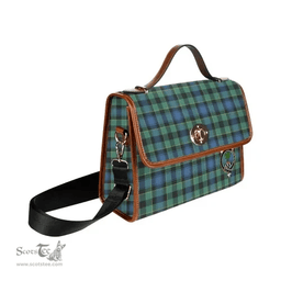 Scottish Canvas Bag Mowat (of Inglistoun) Clan Clan Tartan Waterproof Canvas Bag - Crest Classic Scottish Plaid Tartan Plaid