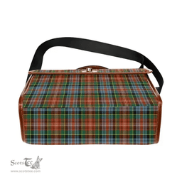 Scottish Canvas Bag Caledonia Ancient Clan Tartan Waterproof Canvas Bag - Classic Scottish Plaid Tartan Plaid