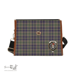 Scottish Canvas Bag Taylor Clan Clan Tartan Waterproof Canvas Bag - Crest Classic Scottish Plaid Tartan Plaid