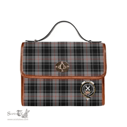 Scottish Canvas Bag Moffat Clan Clan Tartan Waterproof Canvas Bag - Crest Classic Scottish Plaid Tartan Plaid
