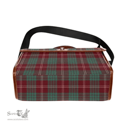 Scottish Canvas Bag Crawford Modern Clan Tartan Waterproof Canvas Bag - Classic Scottish Plaid Tartan Plaid