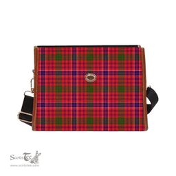 Scottish Canvas Bag MacRae Modern Clan Tartan Waterproof Canvas Bag - Classic Scottish Plaid Tartan Plaid