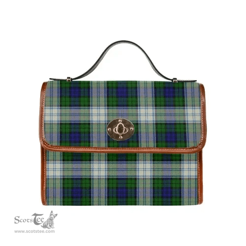 Scottish Canvas Bag Blackwatch Dress Modern Clan Tartan Waterproof Canvas Bag - Classic Scottish Plaid Tartan Plaid