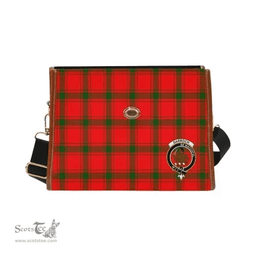 Scottish Canvas Bag Darroch (Gourock) Clan Clan Tartan Waterproof Canvas Bag - Crest Classic Scottish Plaid Tartan Plaid