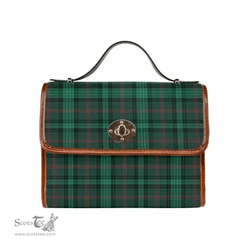 Scottish Canvas Bag Ross Hunting Modern Clan Tartan Waterproof Canvas Bag - Classic Scottish Plaid Tartan Plaid