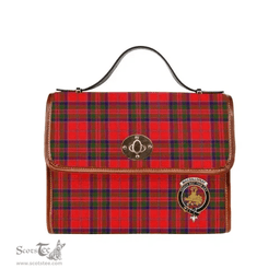 Scottish Canvas Bag MacGillivray Clan Clan Tartan Waterproof Canvas Bag - Crest Classic Scottish Plaid Tartan Plaid