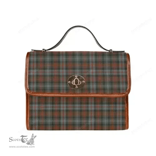 Scottish Canvas Bag Murray of Atholl Weathered Clan Tartan Waterproof Canvas Bag - Classic Scottish Plaid Tartan Plaid