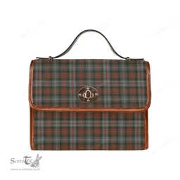 Scottish Canvas Bag Murray of Atholl Weathered Clan Tartan Waterproof Canvas Bag - Classic Scottish Plaid Tartan Plaid
