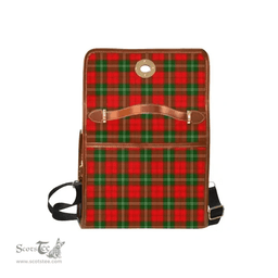 Scottish Canvas Bag Lennox Clan Clan Tartan Waterproof Canvas Bag - Crest Classic Scottish Plaid Tartan Plaid