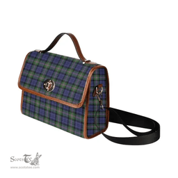 Scottish Canvas Bag Baird Modern Clan Tartan Waterproof Canvas Bag - Classic Scottish Plaid Tartan Plaid