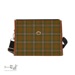 Scottish Canvas Bag Scott Brown Modern Clan Tartan Waterproof Canvas Bag - Classic Scottish Plaid Tartan Plaid