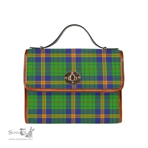 Scottish Canvas Bag New Mexico Clan Tartan Waterproof Canvas Bag - Classic Scottish Plaid Tartan Plaid