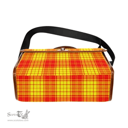 Scottish Canvas Bag MacMillan Clan Clan Tartan Waterproof Canvas Bag - Crest Classic Scottish Plaid Tartan Plaid
