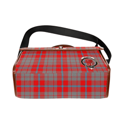 Scottish Canvas Bag Moubray Clan Clan Tartan Waterproof Canvas Bag - Crest Classic Scottish Plaid Tartan Plaid