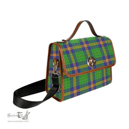 Scottish Canvas Bag New Mexico Clan Tartan Waterproof Canvas Bag - Classic Scottish Plaid Tartan Plaid